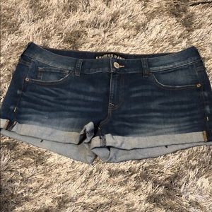 Express jean shorts